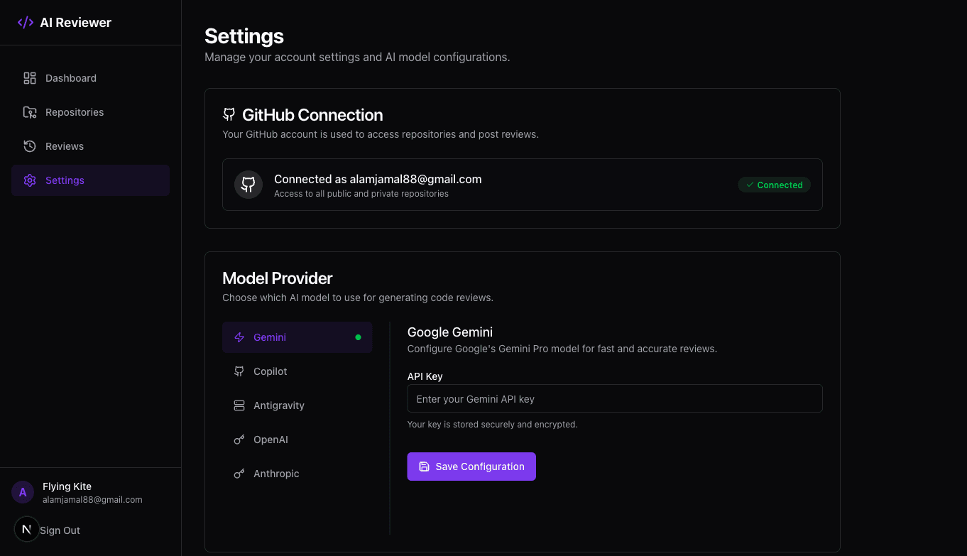 Model providers & quotas
